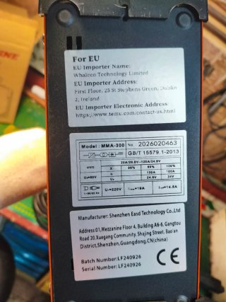 Soldador Inverter IGBT 300A MMA