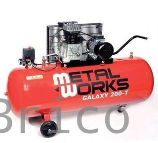 Compresor 200 Litros - 3 Hp - 400V- Metalworks