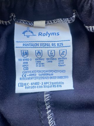 Lote Ropa Técnica Electricista XISPA Azul