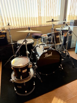 Batería Pearl World Series Negra
