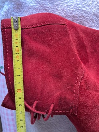 Botines Zara de Ante Rojo Talla 41