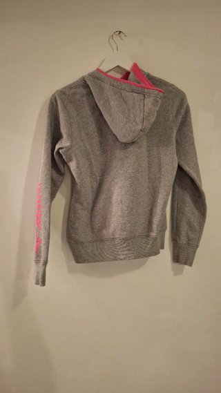 Sudadera Mizuno Mujer Gris/Rosa Talla S