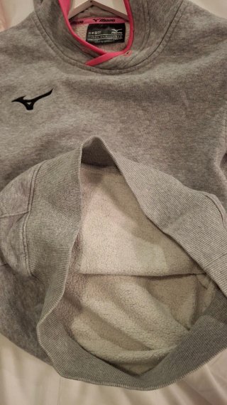 Sudadera Mizuno Mujer Gris/Rosa Talla S