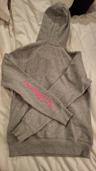 Sudadera Mizuno Mujer Gris/Rosa Talla S