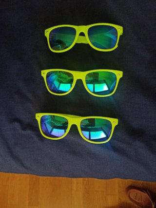 Lote de gafas de sol retro neón Vintage Halloween