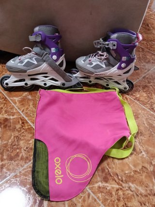 Patines Oxelo Niña Talla 32-35 Ajustables