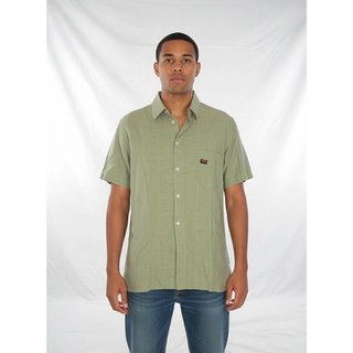 Camicia Cormac Uomo Verde M Cotone Manica Corta