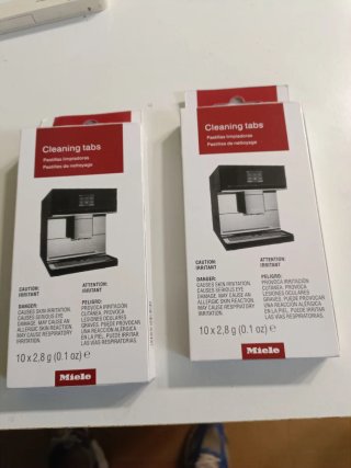 2 Cajas de Pastillas Limpiadoras Miele