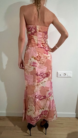 Cuerpo y falda de fiesta de seda de Simorra