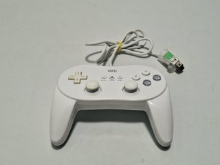 1 Nintendo Wii Oficial Mando Clasico Pro - Blanco