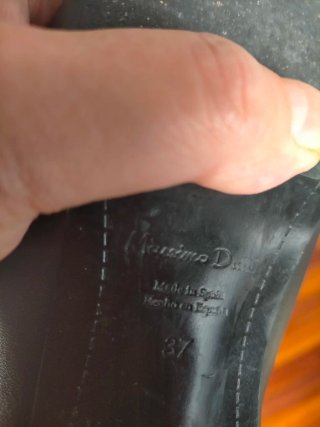 Botas Massimo Dutti negras talla 37