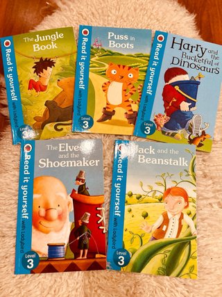 Pack 5 libros Ladybird Read It Yourself · Level 3