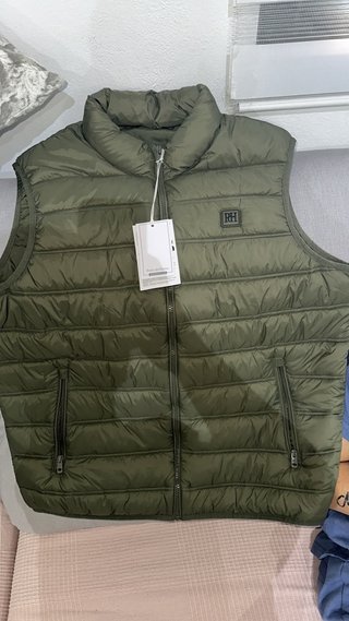 Chaleco acolchado RH verde oliva hombre