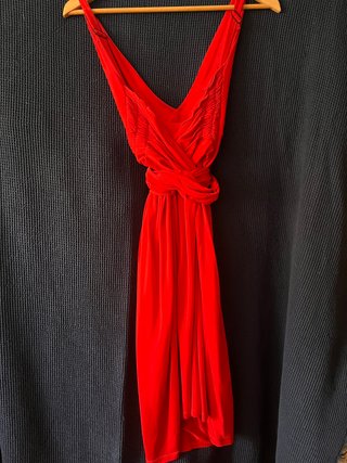 Vestido rojo de fiesta