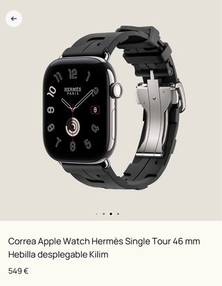 Apple Watch 10Hermes 46mm como nuevo, bateria 96%