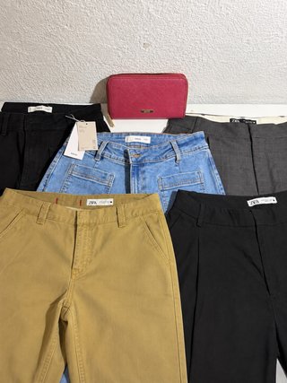 Lote de 5 Pantalones y Cartera de regalo