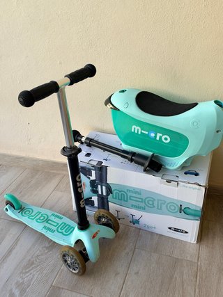 Patinete Micro Mini2Go Deluxe Verde