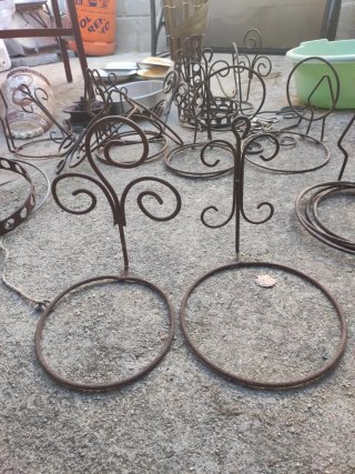 Porta Macetas Hierro Forjado