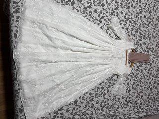 Vestido de Comunión Blanco- ver descripción.
