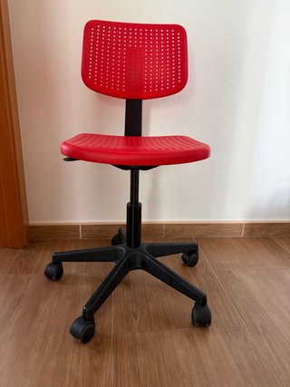 Silla de escritorio roja