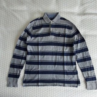 Polo Tommy Hilfiger Manga Larga Talla M