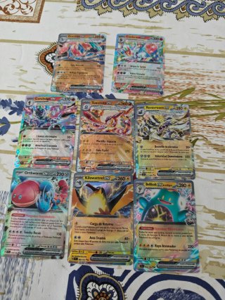 Lote de 8 Cartas Pokémon EX
