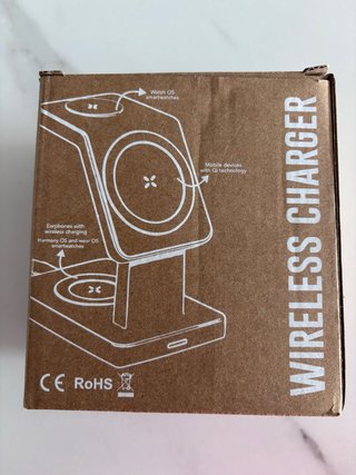 Cargador Inalámbrico Múltiple Teléfono y Smartwatc