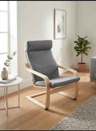 Sillón IKEA Poang - Estructura Abedul