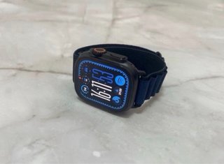Correa Apple Watch Ultra 2 Negra/Azul Marino
