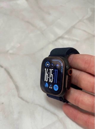 Correa Apple Watch Ultra 2 Negra/Azul Marino