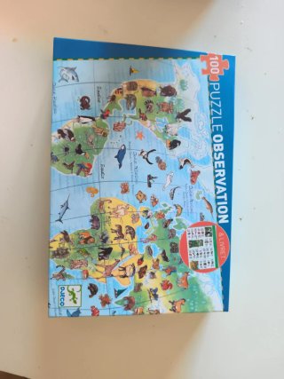 Puzzle Djeco 100 Piezas Observación Mundo