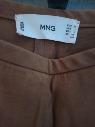 Pantalón largo fluido MNG marrón talla 34