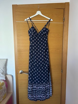 Vestido de verano Hollister azul