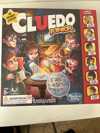 Juego de mesa Cluedo Junior Nuevo
