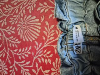 Pantalón Vaquero Baggy Azul Claro Zara Talla 34