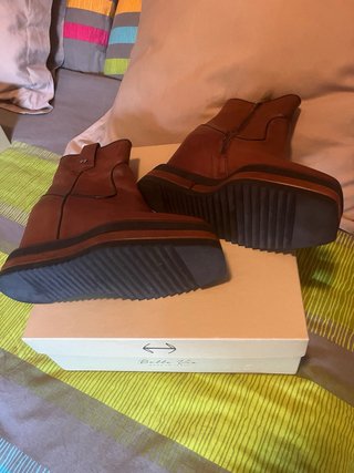 Botines Piel Belle Vie Marrones