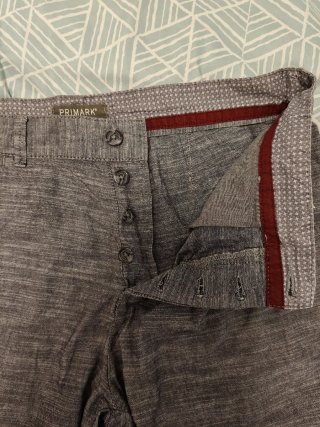 Pantalones cortos grises para hombre
