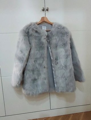 Abrigo de pelo Mayoral gris