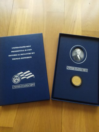 Set Moneda Histórica Presidencial Thomas Jefferson