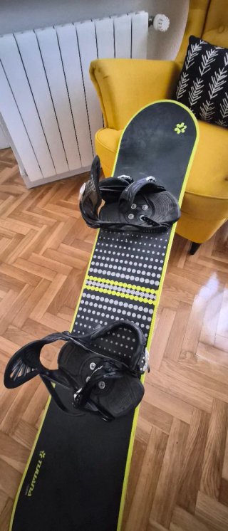 Tabla de Snowboard con Fijaciones de 1,54 de largo
