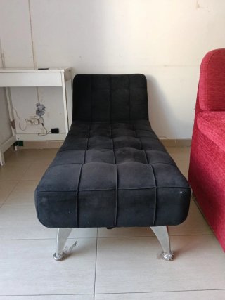 Sillón reclinable negro