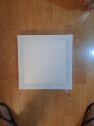 Lámpara LED Cuadrada Blanca