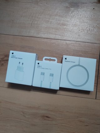 Cargador Iphone ..15-16-17.. magnético+cable+adapt