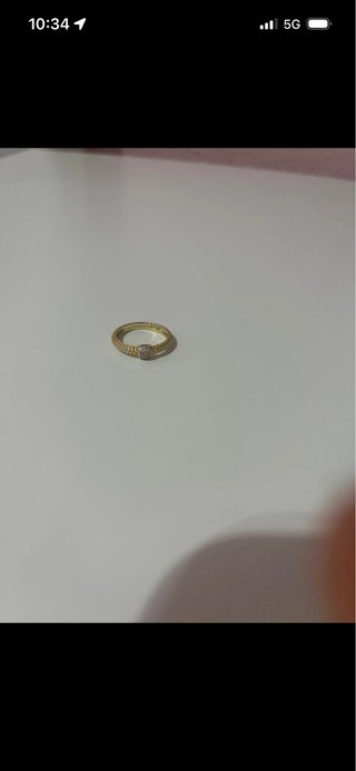 Anillo Viceroy Dorado y Plateado