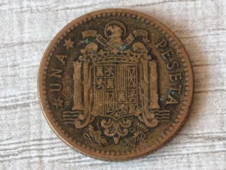 Moneda 1 Peseta 1947 *56