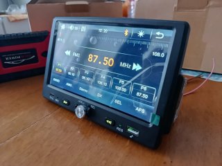 Radio 1DIN Táctil 7 con Bluetooth y CarPlay