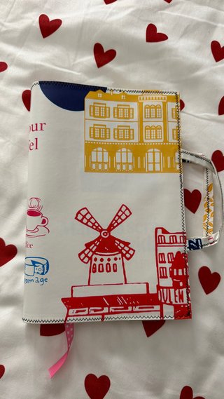 Funda para libro con estampado