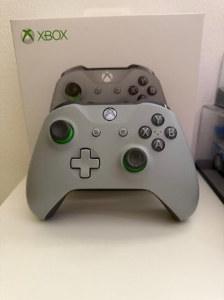 Mando Xbox Gris y Verde