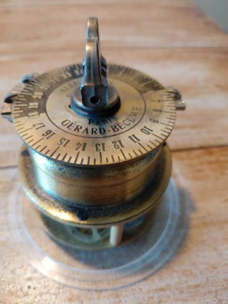 Encendedor antiguo farola gas Gérard-Bécuwe