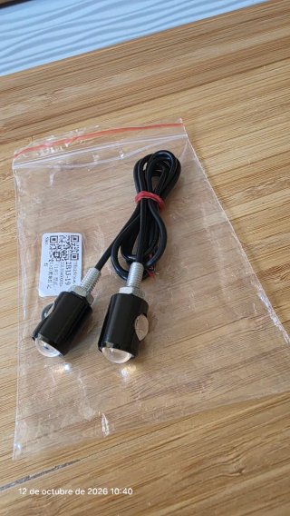 Par Intermitentes LED Amarillos Moto/Coche